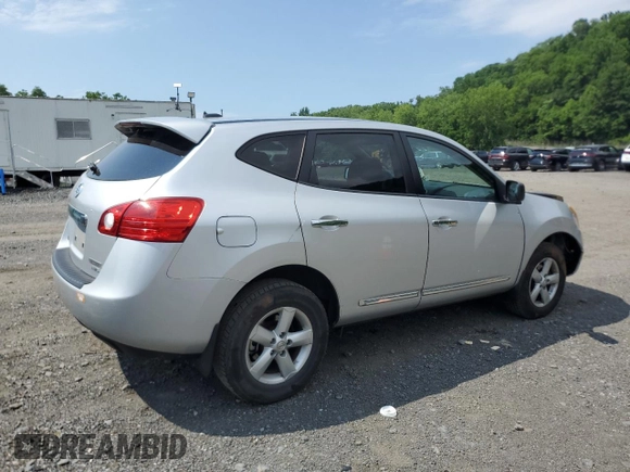 2012 Nissan Rogue S with VIN JN8AS5MV6CW369629, listed as a Copart auction lot 63450225 with 117,597 mi miles and Salvage title. Bid and sale history available at DreamBid. Image 3.