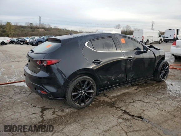 2019 Mazda Mazda3 Hatchback w/Premium Pkg with VIN JM1BPBNM2K1144979, listed as a Copart auction lot 80299074 with 0 mi miles and Clean Title. Bid and sale history available at carsss.com. Image 3.