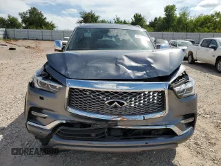 2021 Infiniti QX80 SENSORY with VIN JN8AZ2BC6M9475879, listed as a Copart auction lot 70437604 with 0 mi miles and Salvage Title. Bid and sale history available at carsss.com. Image 5.