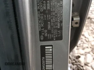 2010 Kia Forte EX z VIN KNAFU4A2XA5250756, wystawiony jako Copart lot #58743405 z przebiegiem 204 266 mil mil oraz Szkoda całkowita • Salvage title. Historia ofert i sprzedaży dostępna na DreamBid. Obrazek 12.