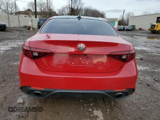 2018 Alfa Romeo Giulia with VIN ZARFAEDN3J7567151, listed as a Copart auction lot 85385364 with Not provided miles and Salvage title. Bid and sale history available at DreamBid. Image 6.