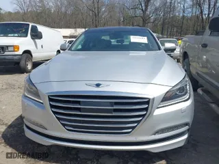 2017 Genesis G80 3.8L with VIN KMHGN4JE4HU175417, listed as a IAAI auction lot 41818684 with 83,658 mi miles. Bid and sale history available at carsss.com. Image 12.