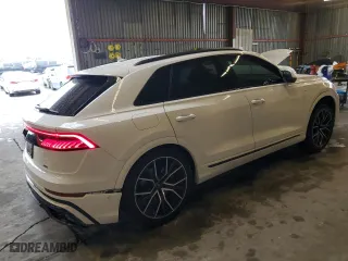 2021 Audi Q8 Premium Plus with VIN WA1EVAF14MD033153, listed as a Copart auction lot 47657525 with 52,168 mi miles and Salvage Title. Bid and sale history available at carsss.com. Image 3.