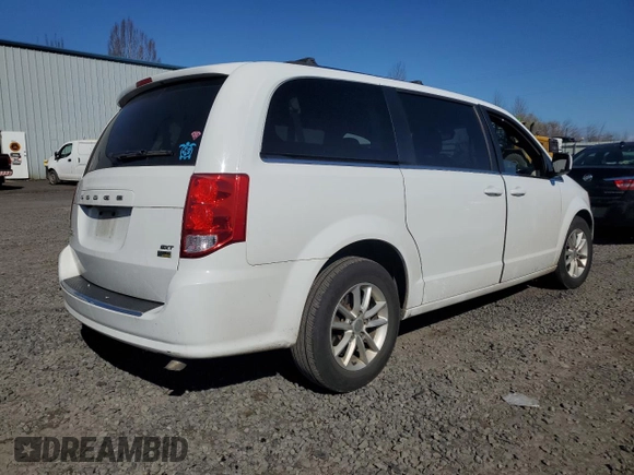 2019 Dodge Grand Caravan SXT with VIN 2C4RDGCG9KR656400, listed as a Copart auction lot 48322325 with Not Provided miles and Salvage Title. Bid and sale history available at DreamBid. Image 3.