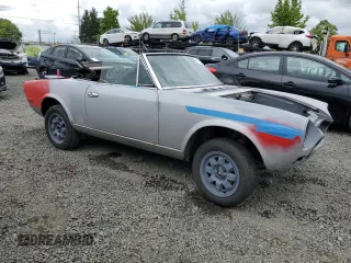 1979 FIAT 124 Spider z VIN 124CS20143220, wystawiony jako Copart lot #58174785 z przebiegiem 41 761 mil mil oraz Tytuł czysty. Historia ofert i sprzedaży dostępna na DreamBid. Obrazek 4.