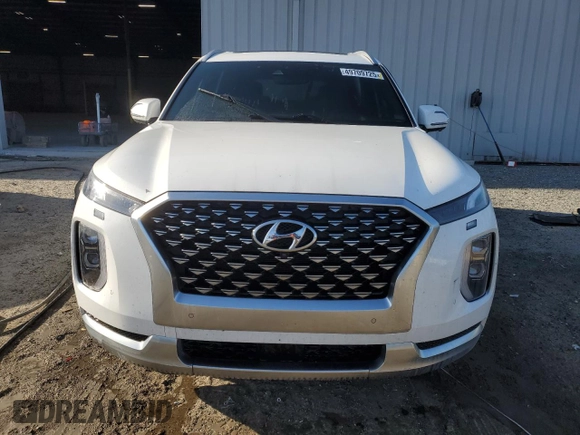2021 Hyundai Palisade Calligraphy z VIN KM8R7DHE0MU314204, wystawiony jako Copart lot #49709725 z przebiegiem 60 356 mil mil oraz Szkoda całkowita • Salvage title. Historia ofert i sprzedaży dostępna na DreamBid. Obrazek 5.