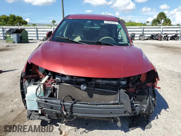 2015 Nissan Rogue S with VIN KNMAT2MT1FP504732, listed as a Copart auction lot 49896385 with 97,213 mi miles and Non Repairable. Bid and sale history available at carsss.com. Image 5.