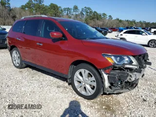 2019 Nissan Pathfinder S with VIN 5N1DR2MNXKC591847, listed as a Copart auction lot 45509835 with 94,109 mi miles and Salvage title. Bid and sale history available at DreamBid. Image 4.