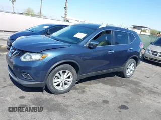 2015 Nissan Rogue SL with VIN 5N1AT2MV5FC927592, listed as a IAAI auction lot 42132041 with 174,536 mi miles and . Bid and sale history available at carsss.com. Image 14.