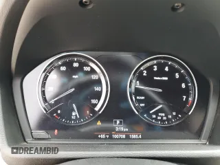 2018 BMW X1 xDrive28i with VIN WBXHT3C32J5L28030, listed as a Copart auction lot 47087415 with 100,708 mi miles and Salvage Title. Bid and sale history available at carsss.com. Image 9.
