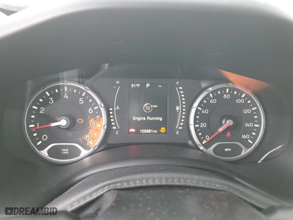 2016 Jeep Renegade Sport with VIN ZACCJBAT9GPD25247, listed as a Copart auction lot 51651665 with 105,881 mi miles and Clean Title. Bid and sale history available at carsss.com. Image 9.