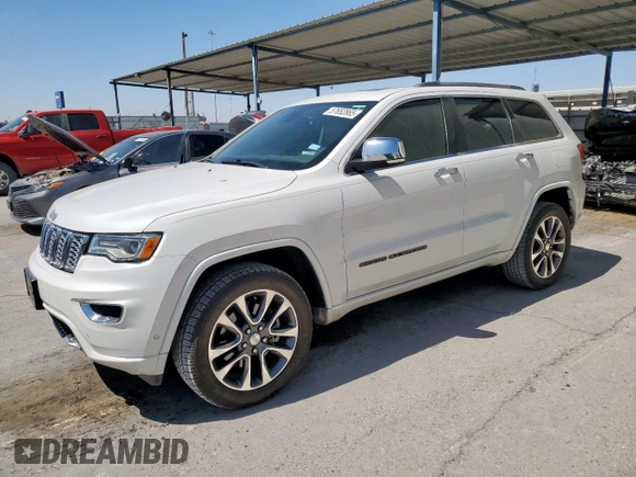2017 Jeep Grand Cherokee Overland z VIN 1C4RJFCT5HC612721, wystawiony jako Copart lot #57652865 z przebiegiem 103 690 mil mil oraz Tytuł czysty. Historia ofert i sprzedaży dostępna na DreamBid. Obrazek 1.