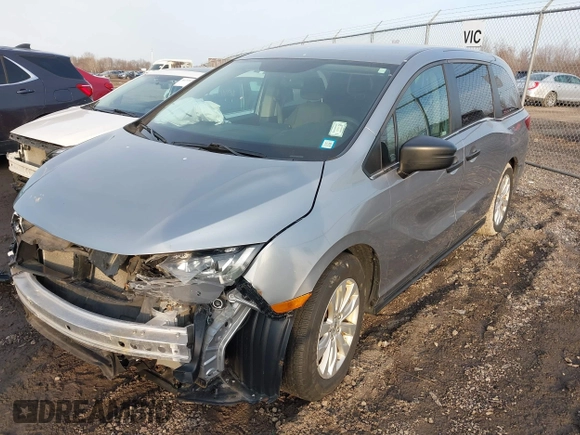 2019 Honda Odyssey LX with VIN 5FNRL6H20KB028201, listed as a IAAI auction lot 41787562 with 56,469 mi miles and . Bid and sale history available at DreamBid. Image 2.