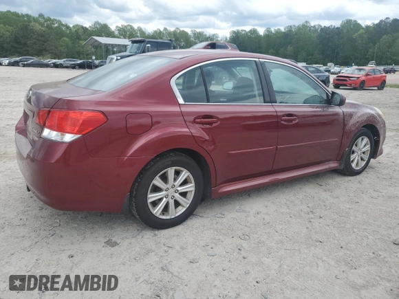 2011 Subaru Legacy Premium with VIN 4S3BMBC62B3251323, listed as a Copart auction lot 54652405 with 227,494 mi miles and Salvage Title. Bid and sale history available at DreamBid. Image 3.