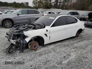 2019 Alfa Romeo Giulia Quadrifoglio with VIN ZARFAMEV7K7611582, listed as a Copart auction lot 45458235 with Not provided miles and Clean title. Bid and sale history available at DreamBid. Image 1.