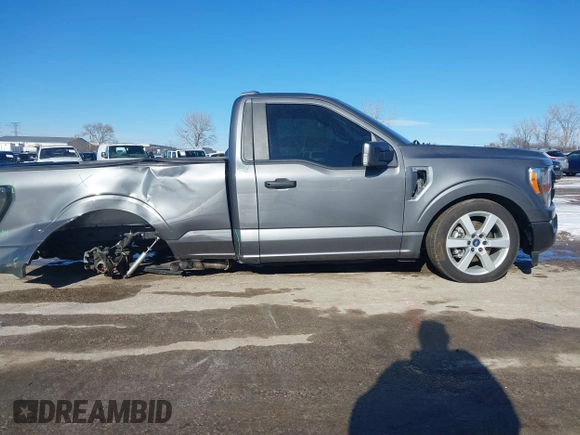 2022 Ford F-150 XL with VIN 1FTMF1E58NKE13712, listed as a IAAI auction lot 41360118 with 26,097 mi miles and . Bid and sale history available at DreamBid. Image 14.