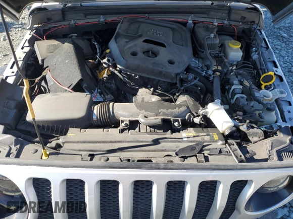 2022 Jeep Wrangler Unlimited Willys with VIN 1C4HJXDN6NW225462, listed as a Copart auction lot 75691294 with Not Provided miles and Salvage Title. Bid and sale history available at DreamBid. Image 11.