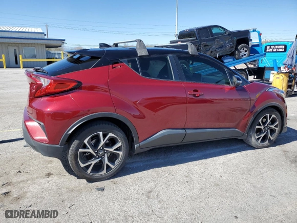 2019 Toyota C-HR XLE with VIN JTNKHMBX8K1052603, listed as a Copart auction lot 47688945 with 48,790 mi miles and Salvage Title. Bid and sale history available at carsss.com. Image 3.