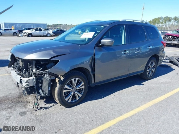 2020 Nissan Pathfinder SV with VIN 5N1DR2BM9LC604017, listed as a IAAI auction lot 41612085 with 87,787 mi miles. Bid and sale history available at carsss.com. Image 2.