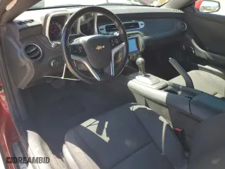 2014 Chevrolet Camaro LT with VIN 2G1FB1E35E9250742, listed as a Copart auction lot 52458555 with 27,050 mi miles and Salvage Title. Bid and sale history available at carsss.com. Image 8.