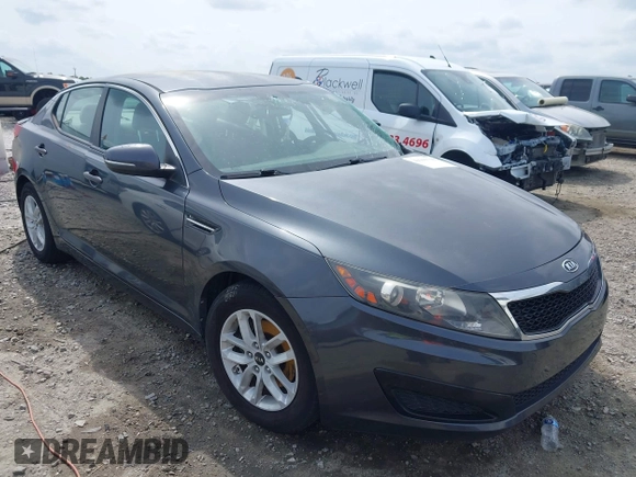 2011 Kia Optima LX with VIN KNAGM4A75B5054483, listed as a IAAI auction lot 41941704 with Not Provided miles and . Bid and sale history available at DreamBid. Image 1.
