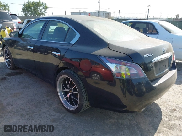 2014 Nissan Maxima SV with VIN 1N4AA5AP8EC451098, listed as a IAAI auction lot 42520957 with 146,924 mi miles and . Bid and sale history available at DreamBid. Image 3.