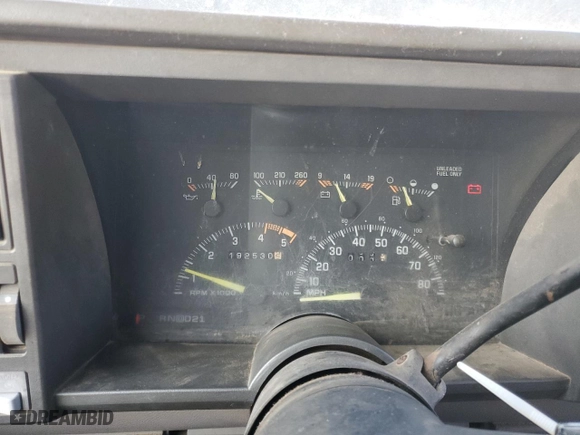1994 Chevrolet C/K 1500 with VIN 1GCDC14K6RZ152304, listed as a Copart auction lot 89291925 with 192,530 mi miles and Salvage Title. Bid and sale history available at carsss.com. Image 9.