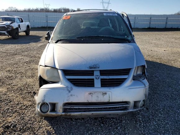 2007 Dodge Grand Caravan SXT with VIN 2D4GP44L87R104809, listed as a Copart auction lot 42721595 with 0 mi miles and Salvage Title. Bid and sale history available at carsss.com. Image 5.