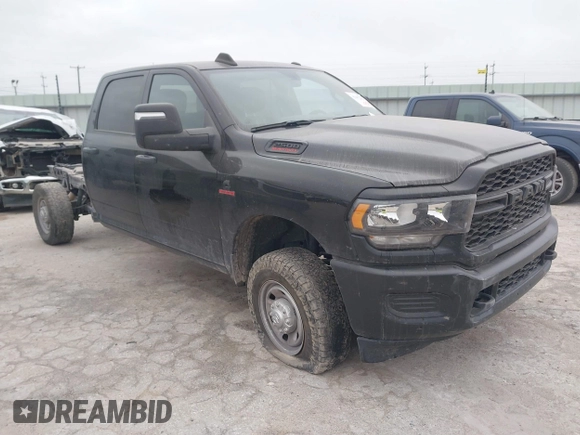 2023 Ram 2500 Tradesman with VIN 3C6UR5HL0PG587025, listed as a IAAI auction lot 41447712 with 46,358 mi miles. Bid and sale history available at carsss.com. Image 1.