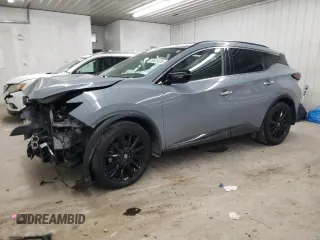 2022 Nissan Murano SV z VIN 5N1AZ2BJ0NC107398, wystawiony jako Copart lot #88605605 z przebiegiem 48 484 mil mil oraz Szkoda całkowita • Salvage title. Historia ofert i sprzedaży dostępna na DreamBid. Obrazek 1.