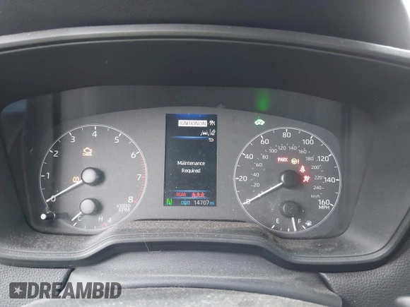 2023 Toyota Corolla Cross Hybrid S with VIN 7MUFBABG6PV010999, listed as a IAAI auction lot 41489541 with 14,707 mi miles and . Bid and sale history available at DreamBid. Image 7.