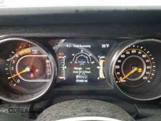 2020 Jeep Wrangler Unlimited Sahara Altitude with VIN 1C4HJXEM5LW293741, listed as a Copart auction lot 58801565 with 97,460 mi miles and Salvage title. Bid and sale history available at DreamBid. Image 9.