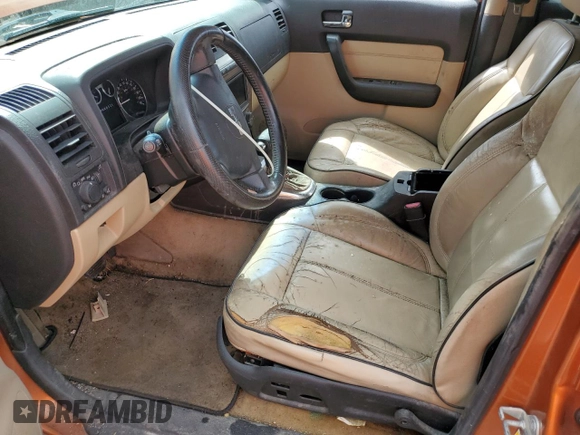 2007 Hummer H3 SUV with VIN 5GTDN13E378128088, listed as a Copart auction lot 74634754 with 0 mi miles and Salvage Title. Bid and sale history available at carsss.com. Image 7.