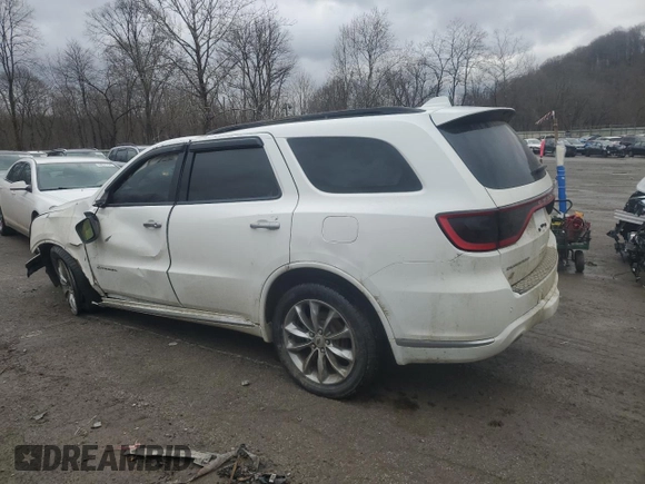 2021 Dodge Durango Citadel with VIN 1C4RDJEGXMC663118, listed as a Copart auction lot 43566615 with 83,284 mi miles and Salvage title. Bid and sale history available at DreamBid. Image 2.