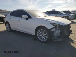 2015 Mazda 3 S Grand Touring with VIN JM1BM1M3XF1263185, listed as a Copart auction lot 41847175 with 157,301 mi miles and Salvage Title. Bid and sale history available at DreamBid. Image 4.