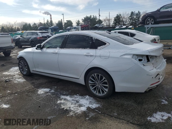 2015 Hyundai Genesis 3.8L with VIN KMHGN4JE8FU097477, listed as a Copart auction lot 51654155 with 74,358 mi miles and Salvage Title. Bid and sale history available at carsss.com. Image 2.
