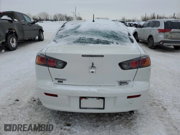 2017 Mitsubishi Lancer ES with VIN JA32V2FW2HU601981, listed as a Copart auction lot 87797895 with 108,411 mi miles and Salvage Title. Bid and sale history available at carsss.com. Image 6.
