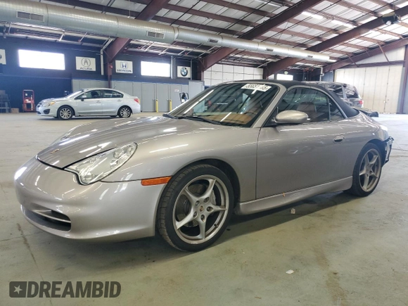 2002 Porsche 911 with VIN WP0CA299X2S651277, listed as a Copart auction lot 55651665 with 67,228 mi miles and Salvage Title. Bid and sale history available at DreamBid. Image 1.