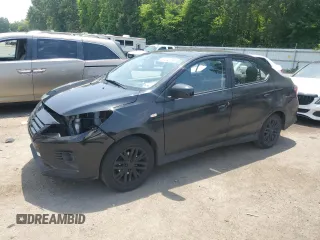 2021 Mitsubishi Mirage ES with VIN ML32FUFJ4MHF04482, listed as a Copart auction lot 61240745 with 96,017 mi miles and Salvage title. Bid and sale history available at DreamBid. Image 1.