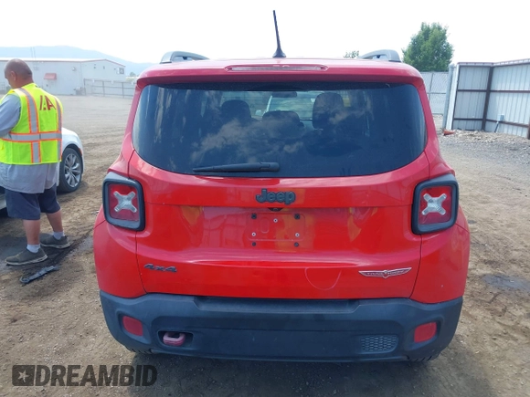 2017 Jeep Renegade Trailhawk with VIN ZACCJBCB3HPE47124, listed as a IAAI auction lot 42644090 with 77,345 mi miles and . Bid and sale history available at DreamBid. Image 17.