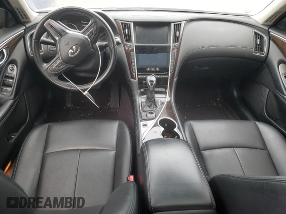 2019 Infiniti Q50 3.0t LUXE with VIN JN1EV7AR2KM558508, listed as a Copart auction lot 51621555 with 86,162 mi miles and Salvage Title. Bid and sale history available at carsss.com. Image 8.
