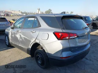 2024 Chevrolet Equinox LS with VIN 3GNAXHEGXRL166151, listed as a IAAI auction lot 40159848 with 8,210 mi miles and . Bid and sale history available at DreamBid. Image 3.