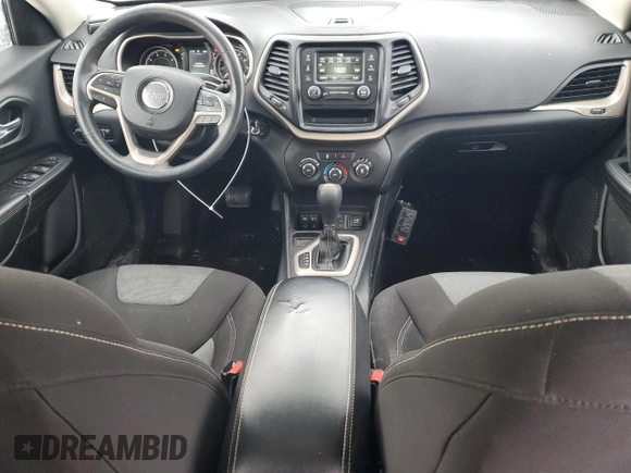 2014 Jeep Cherokee Sport with VIN 1C4PJLAB9EW149217, listed as a Copart auction lot 45353585 with 167,516 mi miles and Salvage Title. Bid and sale history available at DreamBid. Image 8.