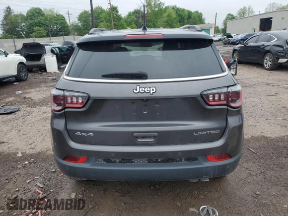 2021 Jeep Compass Limited z VIN 3C4NJDCB8MT604489, wystawiony jako Copart lot #55817885 z przebiegiem 49 357 mil mil oraz Czysty tytuł • Clean title. Historia ofert i sprzedaży dostępna na DreamBid. Obrazek 6.