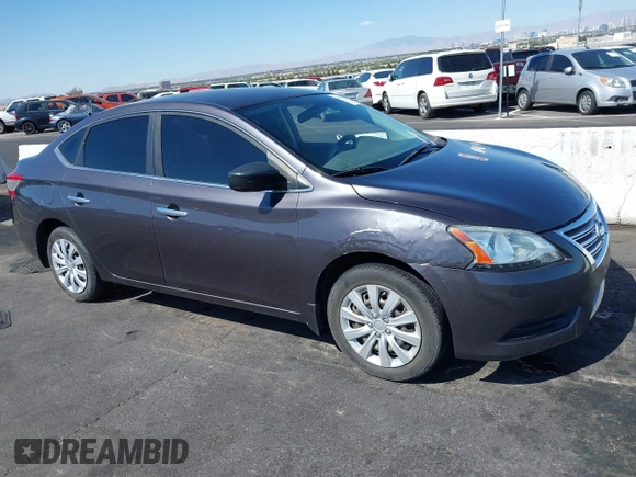 2014 Nissan Sentra S with VIN 3N1AB7AP0EL685651, listed as a IAAI auction lot 42179794 with 133,260 mi miles and . Bid and sale history available at DreamBid. Image 6.