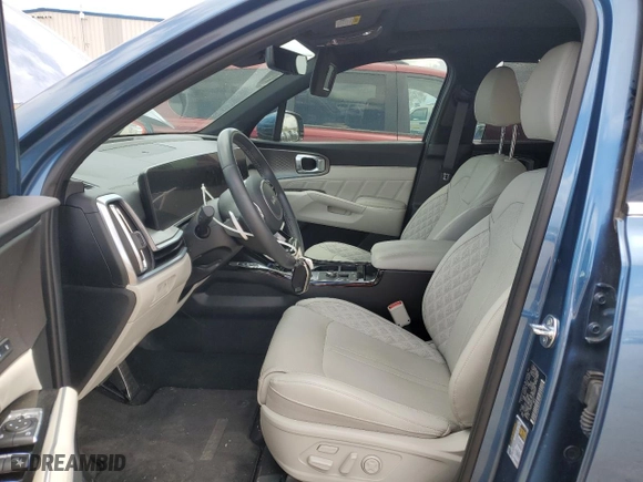2025 Kia Sorento Hybrid SX Prestige with VIN KNDRKDJG1S5305887, listed as a Copart auction lot 51926125 with 9,910 mi miles and Salvage Title. Bid and sale history available at carsss.com. Image 7.