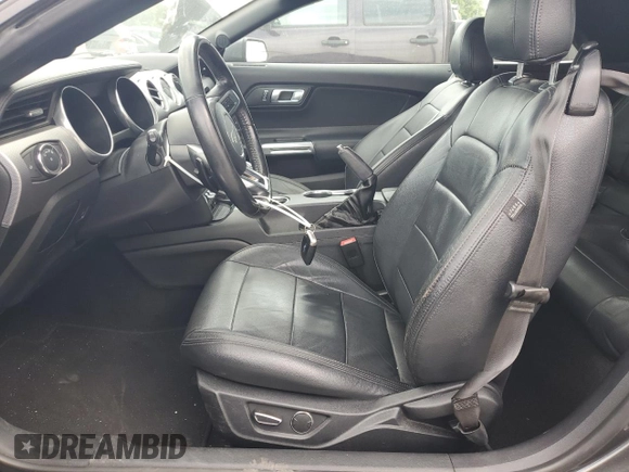 2019 Ford Mustang EcoBoost with VIN 1FATP8UHXK5129463, listed as a Copart auction lot 54005485 with 54,057 mi miles and Salvage Title. Bid and sale history available at carsss.com. Image 7.