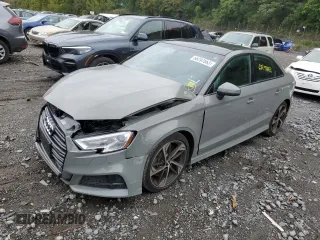 2021 Audi A3 Sedan S line Premium with VIN WAUBEGFF3LA097947, listed as a Copart auction lot 68297663 with 47,633 mi miles and Salvage Title. Bid and sale history available at carsss.com. Image 1.