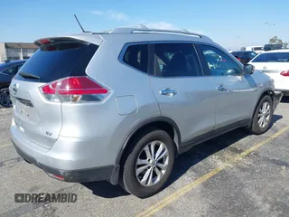 2015 Nissan Rogue SV with VIN KNMAT2MT1FP502320, listed as a IAAI auction lot 42095565 with 93,422 mi miles and . Bid and sale history available at carsss.com. Image 4.