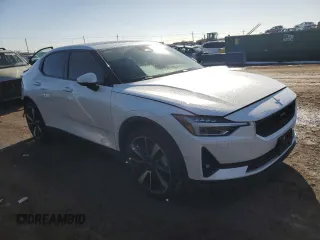 2021 Polestar 2 Launch Edition with VIN LPSED3KA0ML006413, listed as a Copart auction lot 43649695 with 30,407 mi miles and Salvage Title. Bid and sale history available at DreamBid. Image 4.